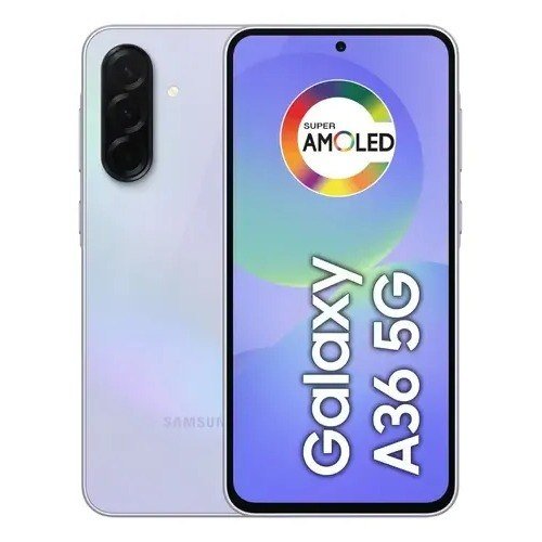 Smartphone Samsung Galaxy A36 5g 128GB 6GB Ram Câmera Tripla De Até 50mp Selfie De 12mp Ip67 Super Amoled 6.7"" Nfc Recursos Ai Android E Segurança Snapdragon - Violeta