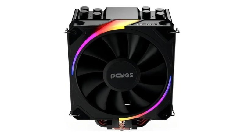 Cooler Para Processador Pcyes Frost Pulse Argb Black Vulcan