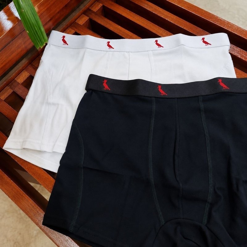 Kit Cuecas Boxer Reserva Masculino Red Bird (M, G e GG)