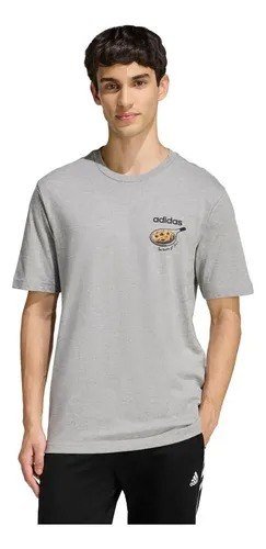 Camiseta Estampada Snack Cookie adidas Cinza M