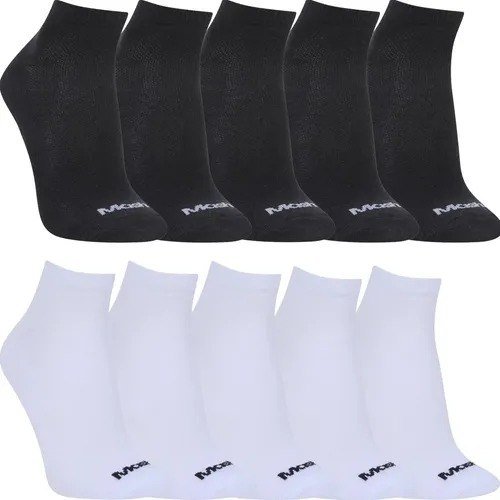 Kit Com 10 Meias Mash Cano Curto Esporte Unissex