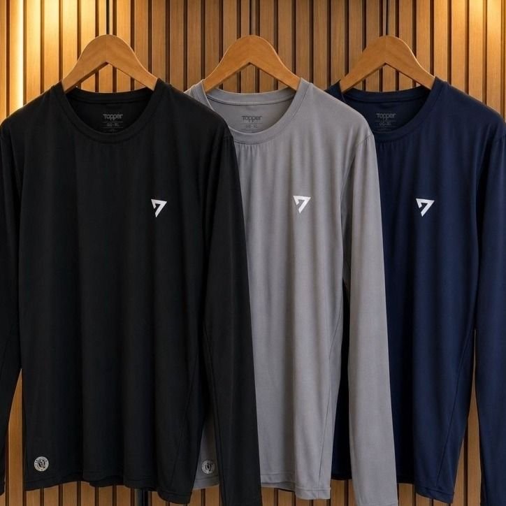 Kit 3 Camisetas Térmicas Masculina Segunda Pele Camisa Uv50