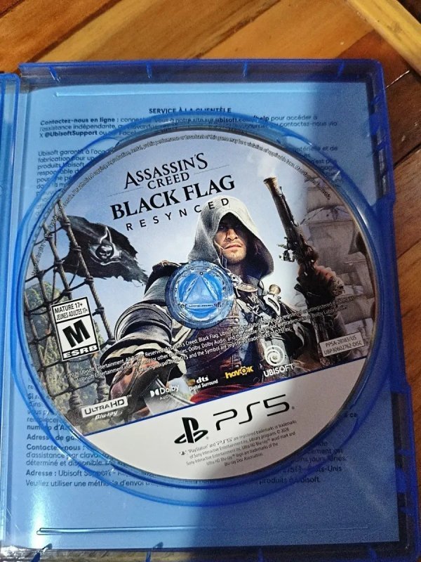 Assassins Creed Black Flag Resynced Ps5 Mídia Física + Frete Grátis