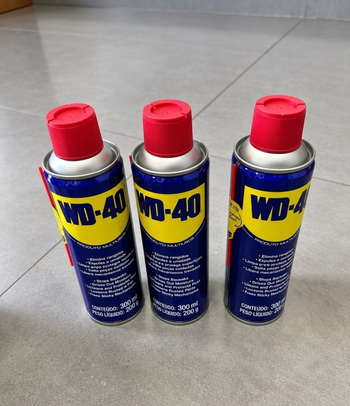 3 Und Wd40 Spray Produto Multiuso Lubrifica Desengripa 300ml