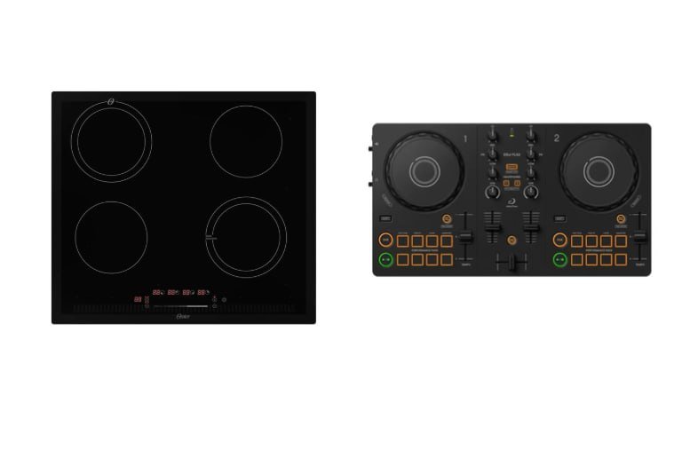 Cooktop 4 Bocas Indução Oster Touch Screen OTOP402