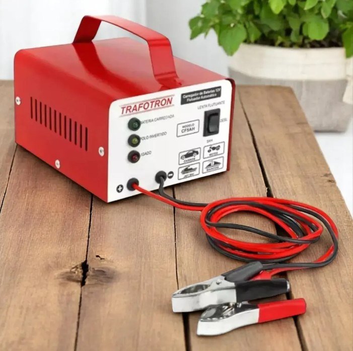 Carregador De Bateria 12v Até 300amperes Cf5 Inteligente + Frete Grátis