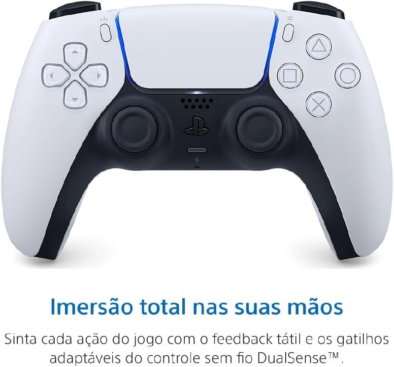 PlayStation DualSense Controle sem fio – Branco