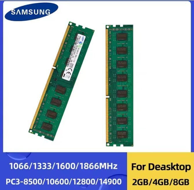 8GB DDR3 Memoria Ram 1600MHZ