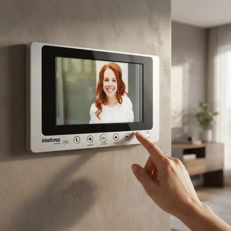 Módulo Interno Para Videoporteiro Allo Wt7 Lite Intelbras