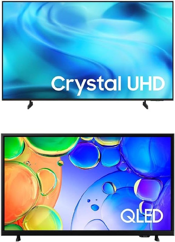 Samsung Combo Smart TV 58" Crystal UHD 4K U8000H + Smart TV 43" QLED Full HD