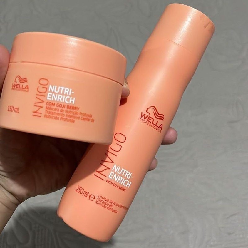 Kit Wella Invigo Nutri-Enrich (Shampoo 250ml e Máscara 150ml)