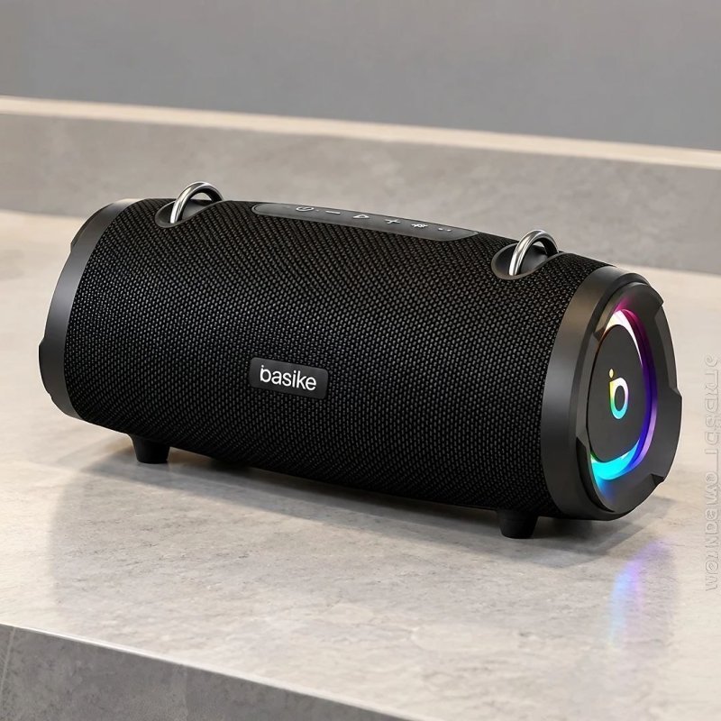 Caixa de Som Portátil Basike Ba-RAD133 160W com Bluetooth e Bass Boost