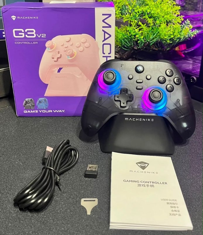 Controle Sem Fio Machenike G3 V2, Com Base