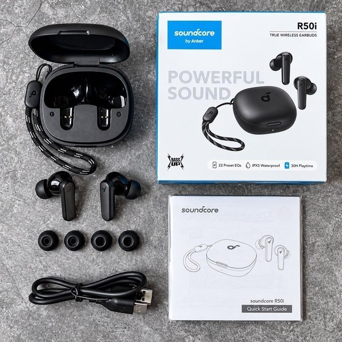 Fone de Ouvido Bluetooth Soundcore R50i da Anker