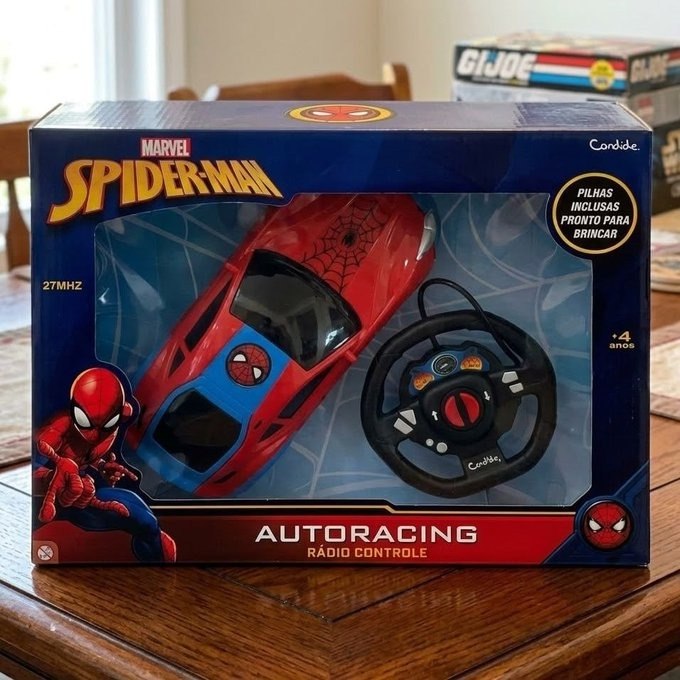 Carrinho de Controle Remoto Homem-Aranha Autoracing