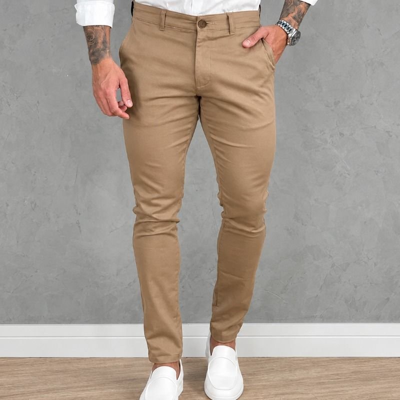 Calça Sarja Alfaiataria Esporte Fino (38 ao 48)