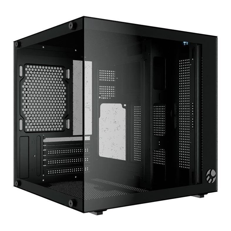 Gabinete Gamer Bluecase Bg-066 Life, Mini-Tower, Lateral de Vidro, Preto, Bg-066-Life-Bk