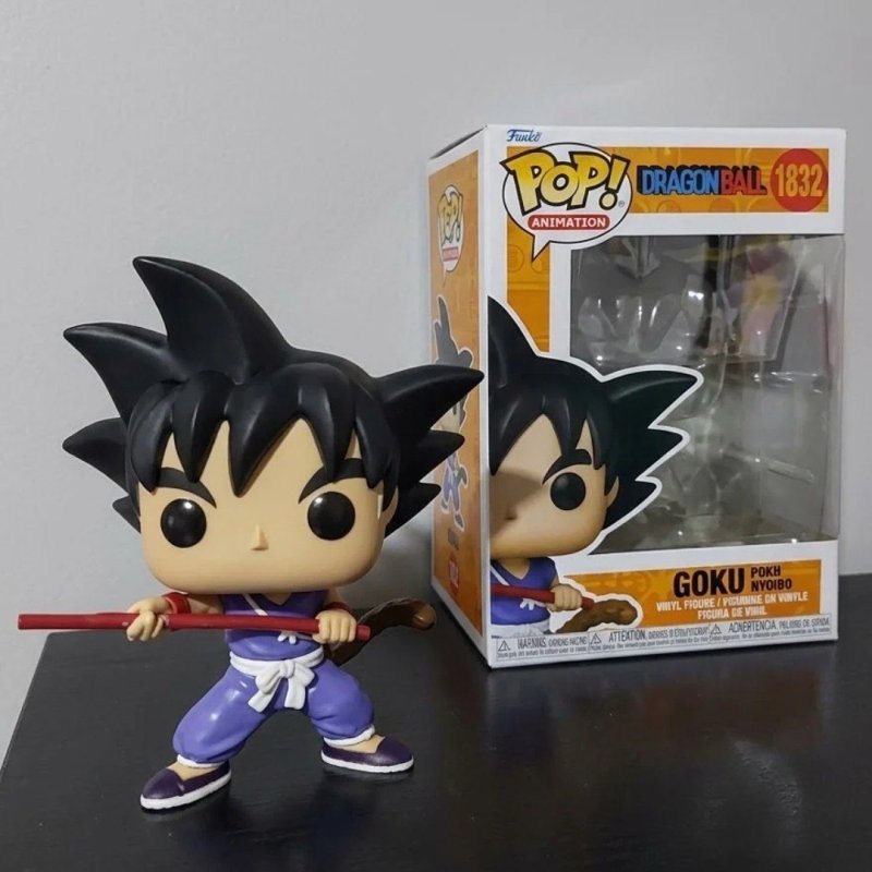 Boneco Funko Pop Goku com Nyoibou 12cm Dragon Ball Z + Frete Grátis