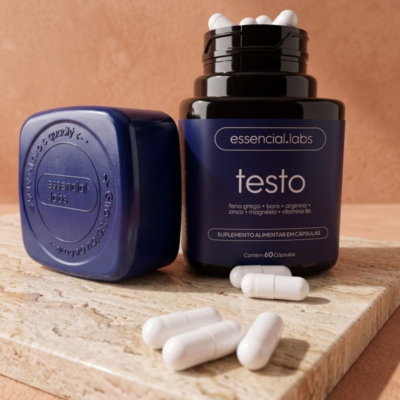 Suplemento Essencial Labs Saúde e Bem Estar Testo Essencial