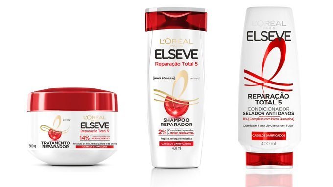 L'Oréal Paris Elseve Creme de Tratamento Reparação Total 5+ 300g