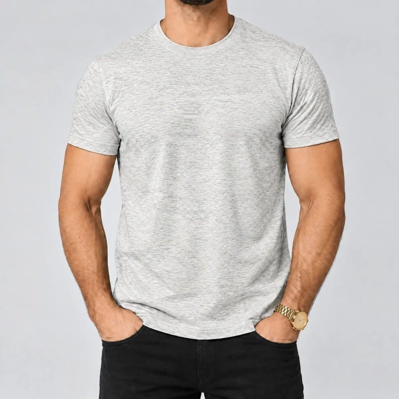 Camiseta Básica Masculina Algodão Lisa Malha Peruana Premium (P ao G1)