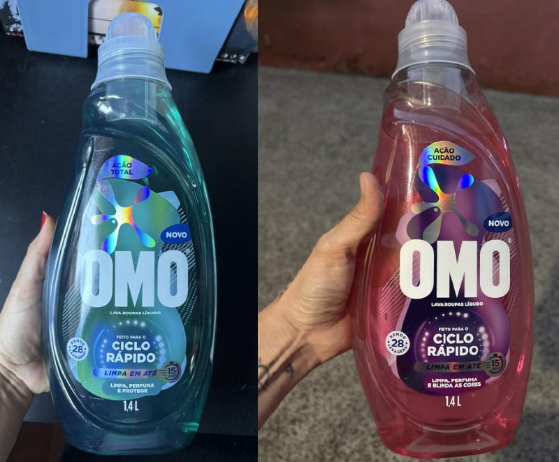 Lava-Roupas Líquido Omo Ciclo Rápido Frasco 1,4l