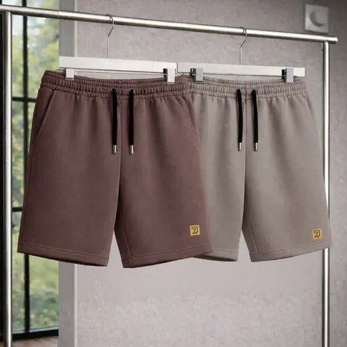 Kit 2 Bermuda Shorts Masculino Moletinho Curta