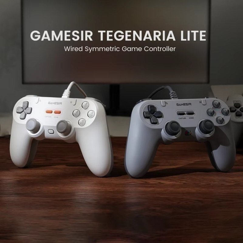 Controle Gamesir Tegenaria T3 Lite Com Fio Para Pc Switch Android Ios Steam Celular Hall Effect Usb