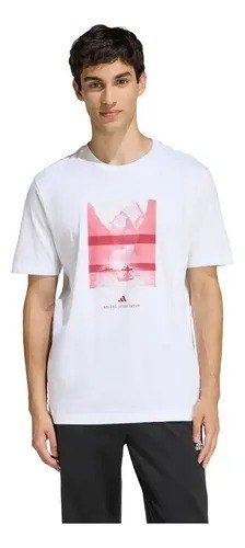 Camiseta Estampa Outdoor Kayaking adidas Branco / White M
