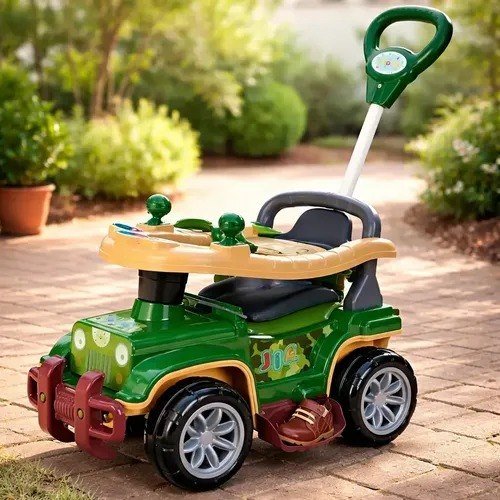 Carrinho de Passeio Infantil JIP JIP Maral para Meninos, Verde com Haste