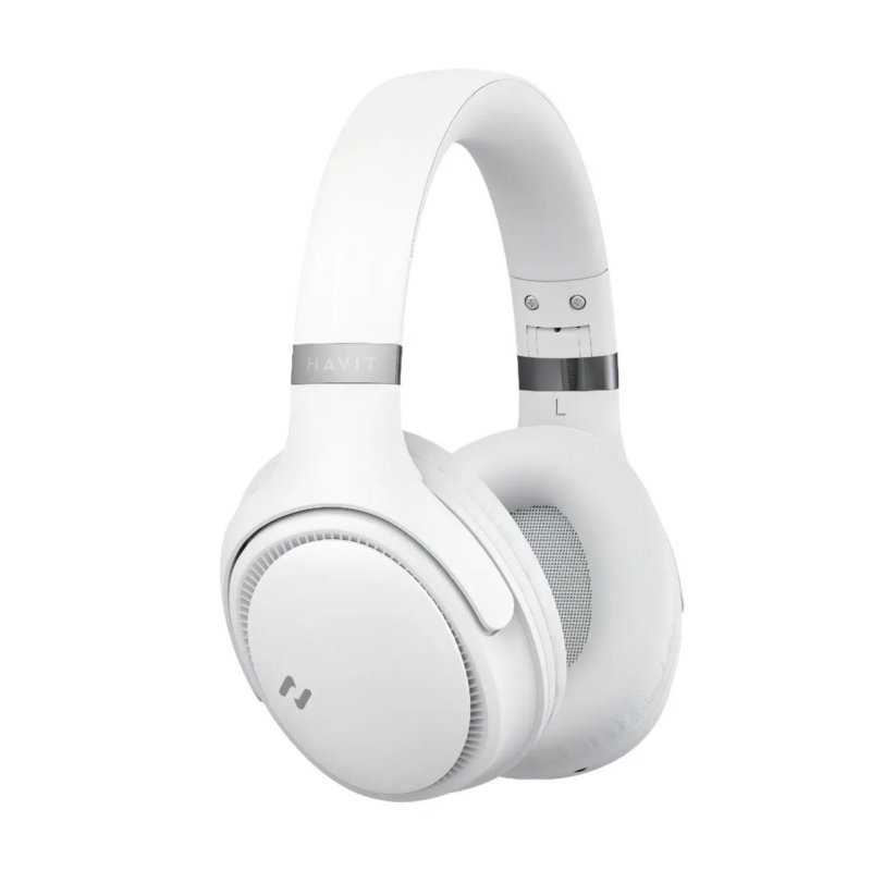 Heaphone Havit H630bt Bluetooth 5.3 On-ear 3d 55h Cor Bege