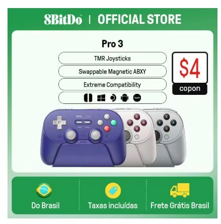 8BitDo Pro 3 Wireless Gaming Controller