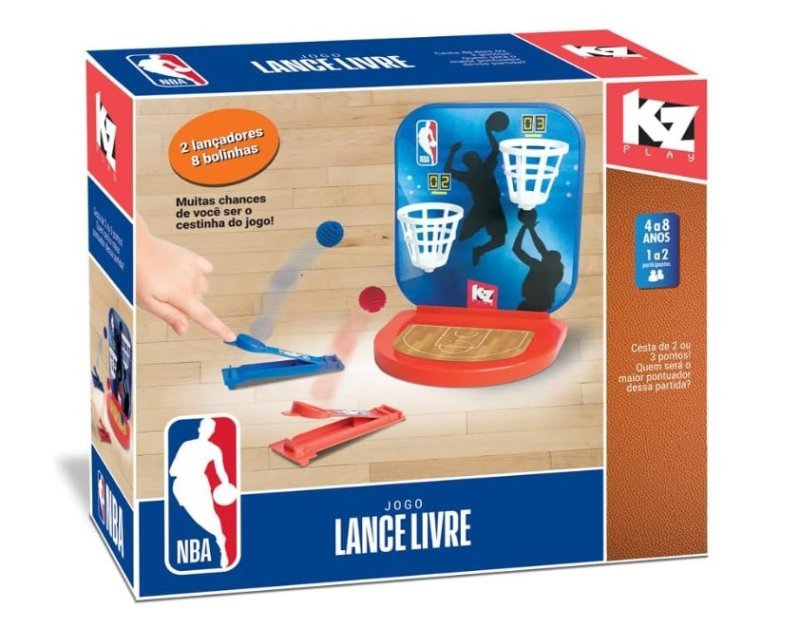 Jogo Lance Livre - Nba 4+ Anos Elka