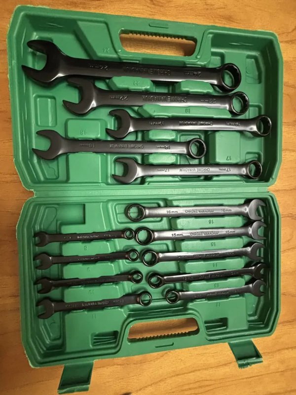 Jogo Chave Combinada Profissional 8 A 24 Mm Com Maleta 14pcs