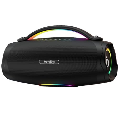 Caixa de Som, Basike Boombox V98, Bluetooth 5.3, 100W