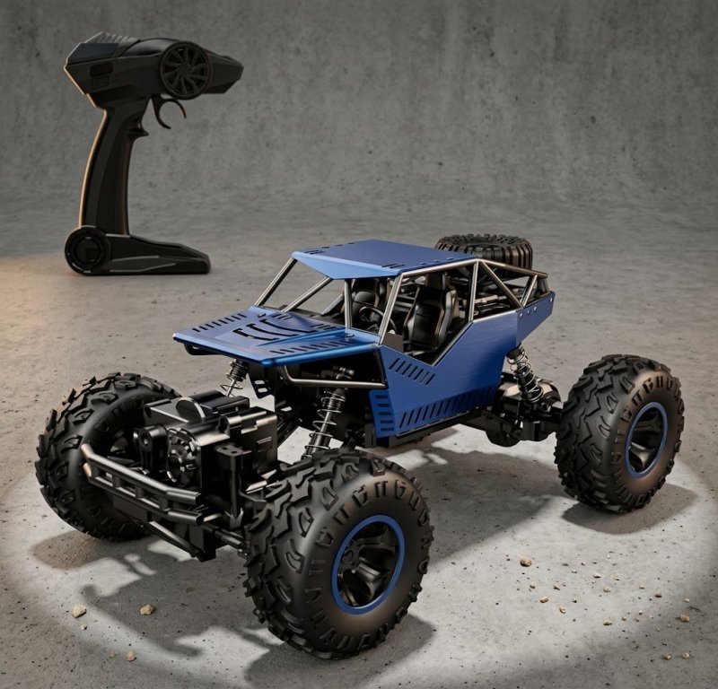 Carrinho De Controle Remoto 4x4 Brinquedo Infantil Off Road Cor Variado + Frete Grátis