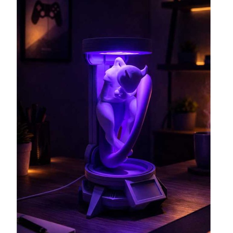 Luminária Pokémon Mewtwo Incubadora