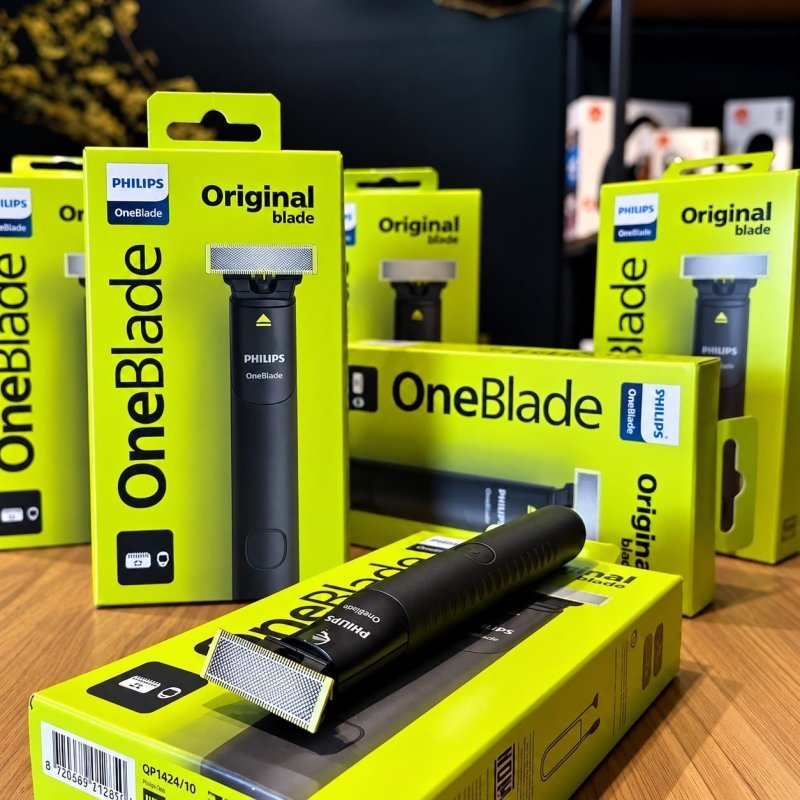 Barbeador e Aparador Elétrico Philips OneBlade com Pente 5 em 1