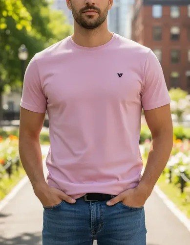 Camiseta Masculina Camisas Slim Voker 100% Algodão Atacado