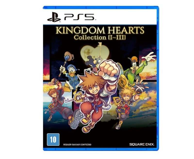 Jogo Kingdom Hearts: Collection [I-III], Mídia Física, PS5