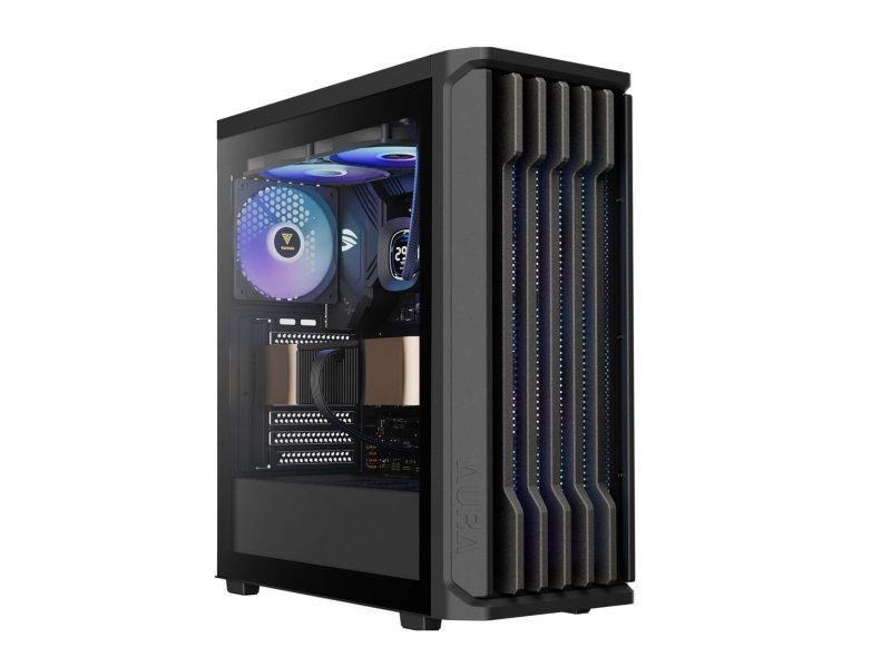Gabinete Gamer Gamdias Aura GC11 ARGB Preto com 4 Fans