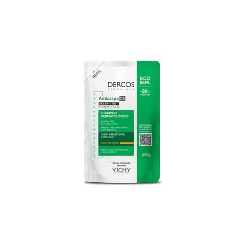 Vichy Dercos DS Shampoo Anticaspa para Cabelos Secos, Refil 200g
