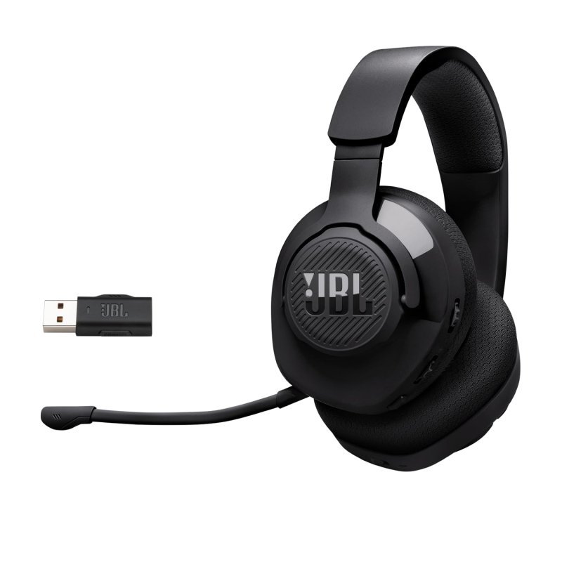 JBL, Fone de Ouvido Com Fio, Quantum 360 Wireless, Headset Gamer, Over Ear, Microfone Removível - Preto