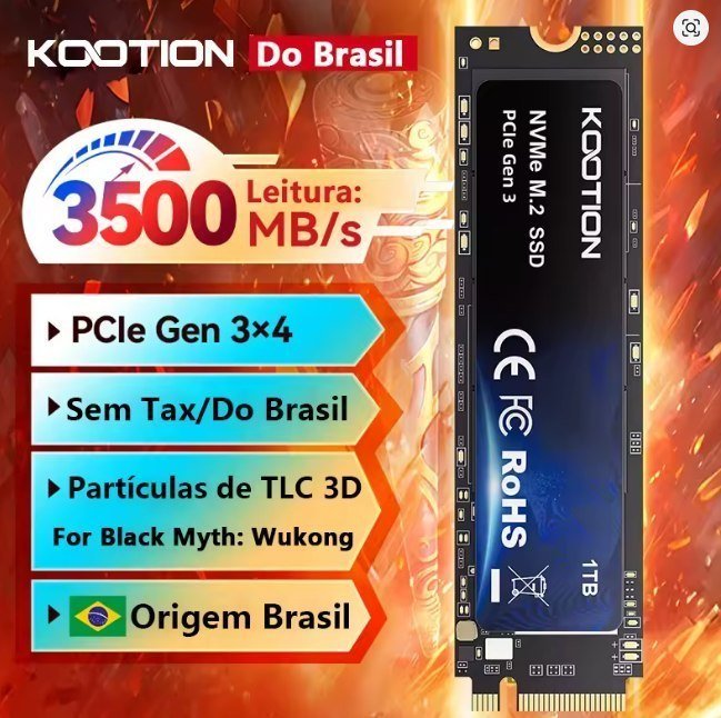 512 Gb KOOTION X15lite SSD NVME M2 512GB