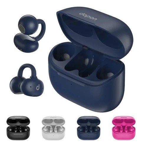 Fone Open Ear Dapon Dpf25 Bluetooth 6.0 Sem Fio Azul