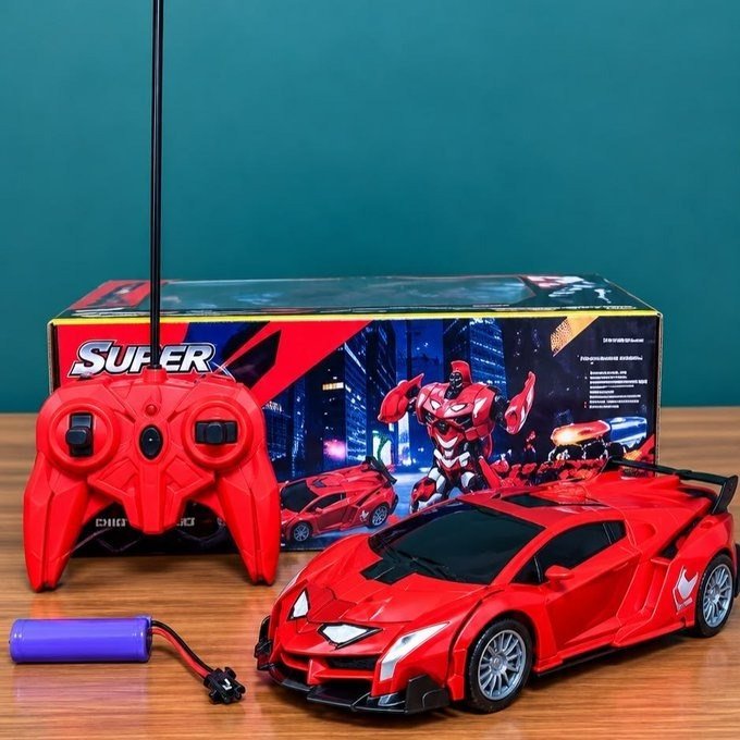 Carrinho de Controle Remoto Robô Transformer Homem Aranha + Frete Grátis
