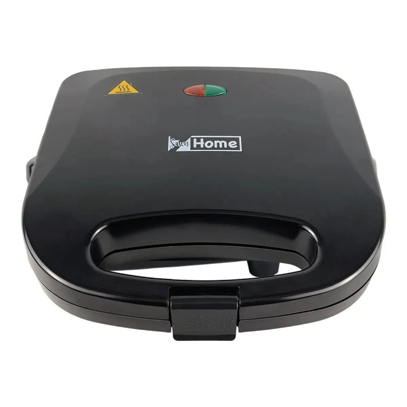 Sanduicheira Grill Antiaderente Preta 750W SAN004 Seven Home