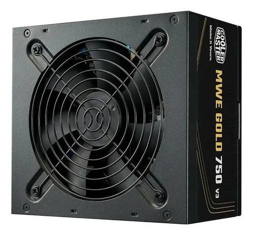 Fonte Cooler Master Mwe 750 V3 750w Atx 3.1 Preto