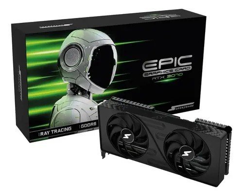 Placa De Vídeo Superframe Nvidia Geforce Rtx 3070 Epic 8GB