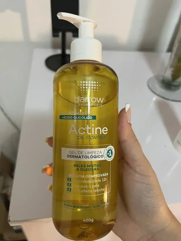 Gel de Limpeza Facial Darrow Actine Oil Control Pele Mista Oleosa 400g